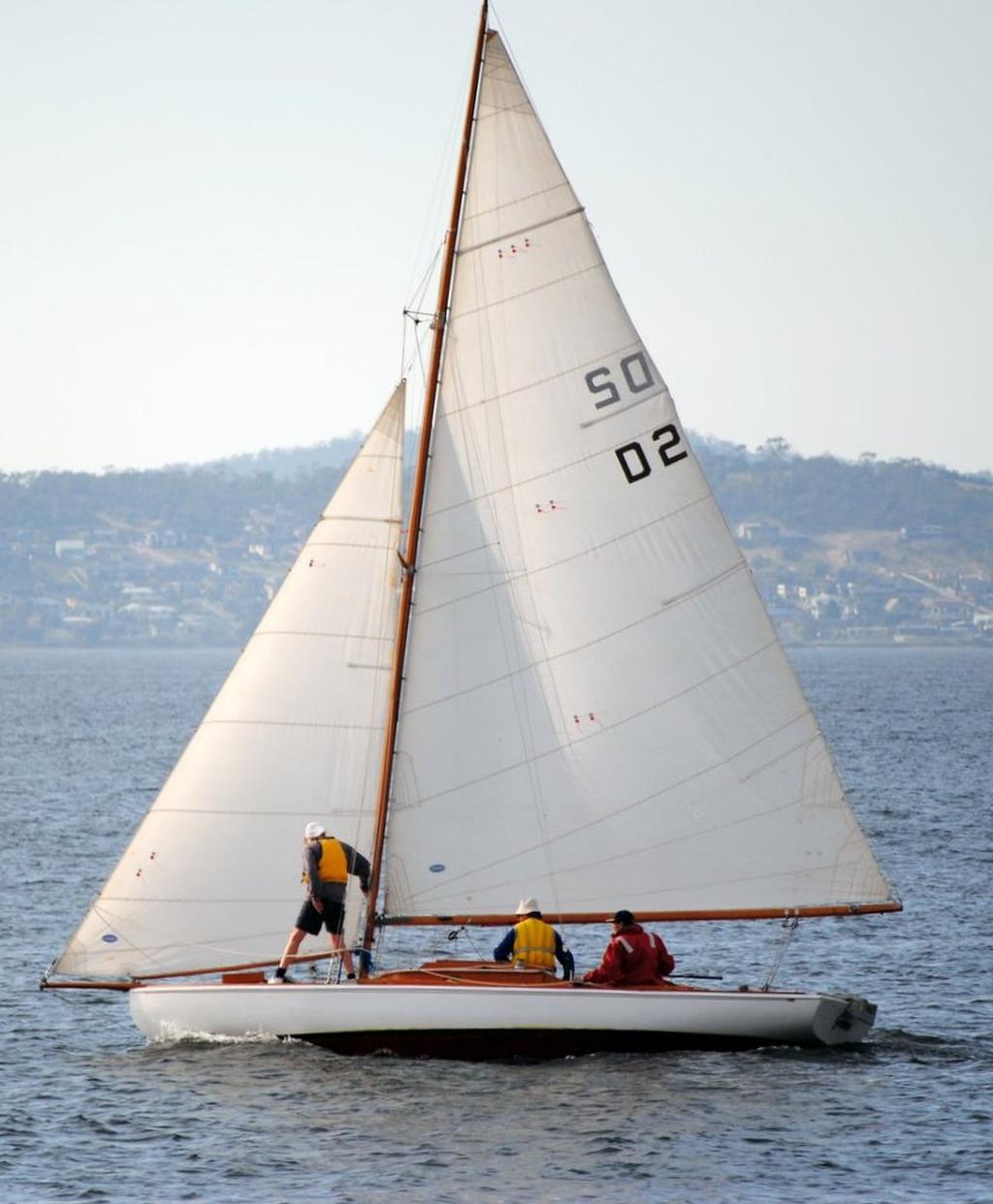 The vintage Derwent classers Gnome will be competing in the Barnes Bay Regatta © Peter Campbell